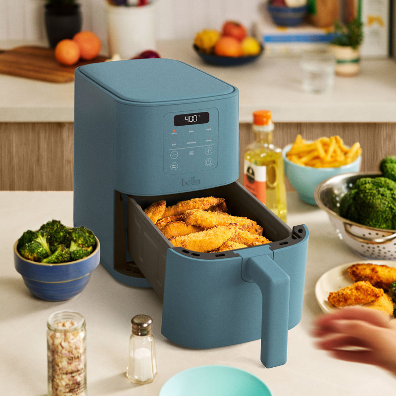 Bella Slim 6.0 QT Air Fryer, Surf