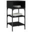 Dungall 35cm W Iron Bedside Table-1133635093