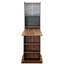 Bureau pliant avec rangement, bureau d'ordinateur pliable peu encombrant pour les petits espaces, table d'écriture
