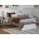 Jeinny Solid Wood Platform Bed with Matching Footboard