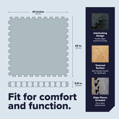 5/8" Thick Forest Floor 24 Square Feet (6 Tiles)