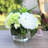 Faux Silk Peonies Arrangement in Vase