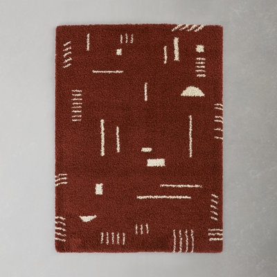 Morin Geometric Shag Area Rug