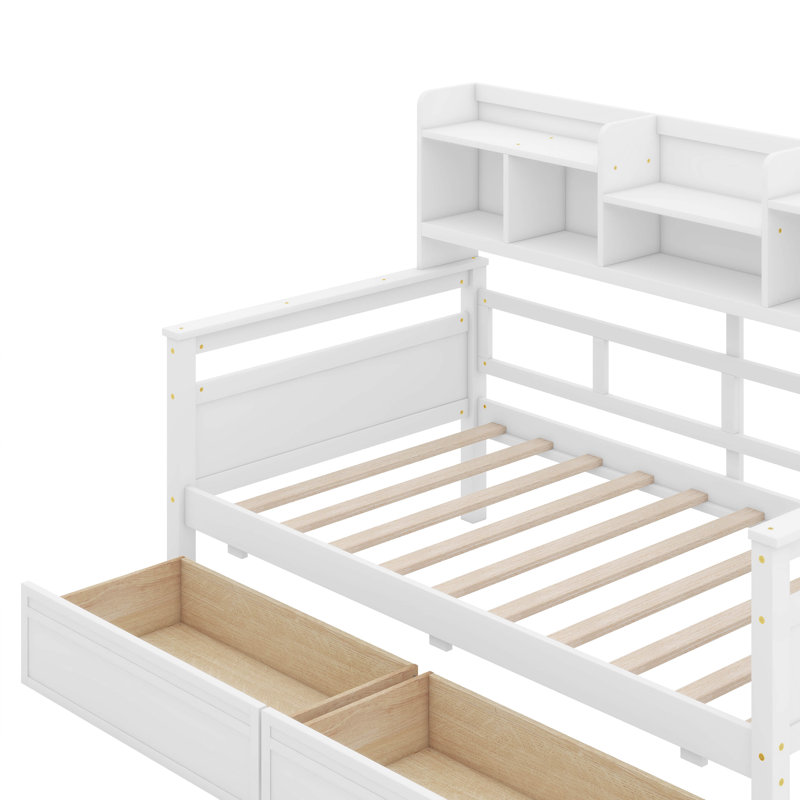 Lit de jour Cabiria, Blanc, Lit simple