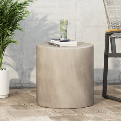 Outdoor Concrete Side Table