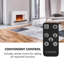 Klarstein 110cm W White Electric Fireplace