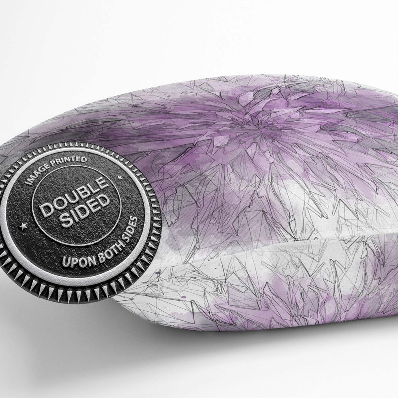 Abstract Square Throw Cushion, 55cm H x 55cm W x 20cm D