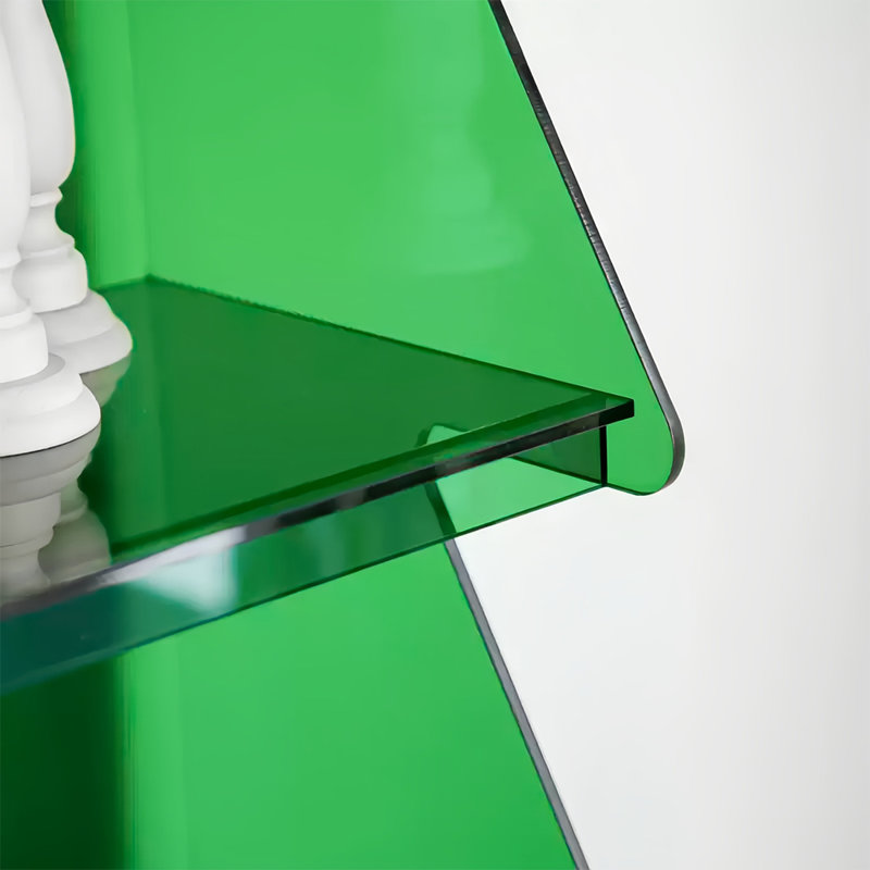 Une bibliothèque au design unique et tendance,  (4 tablettes) H 59 po x l 15,7 po x P 11,8 po, Vert