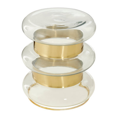 Margot Glass Top End Table
