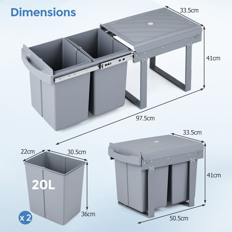 Plastic Waste Bin
