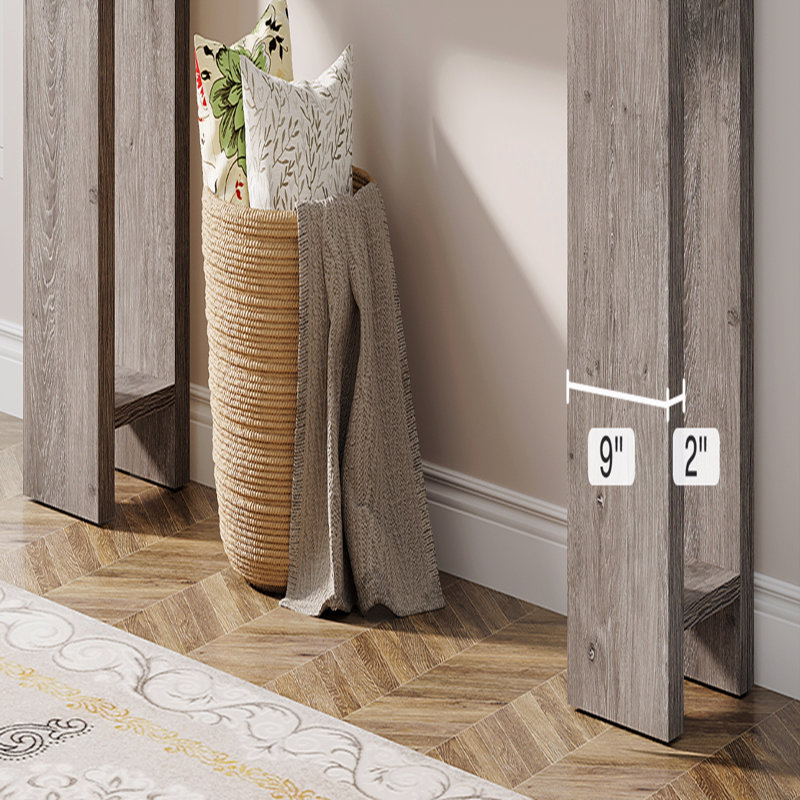 Table de canapé 70,9 po, Chêne clair