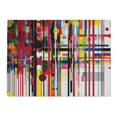 Bold Futuristic Pattern Vol.4  Glass Chopping Board