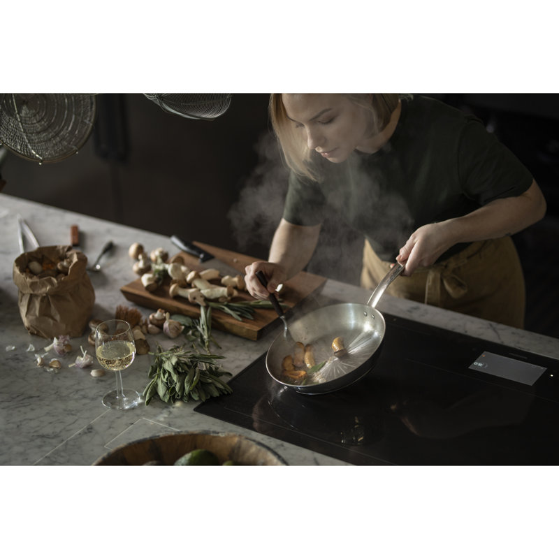 All Steel Stainless Steel Non-Stick Frying Pan, 9.45'' W