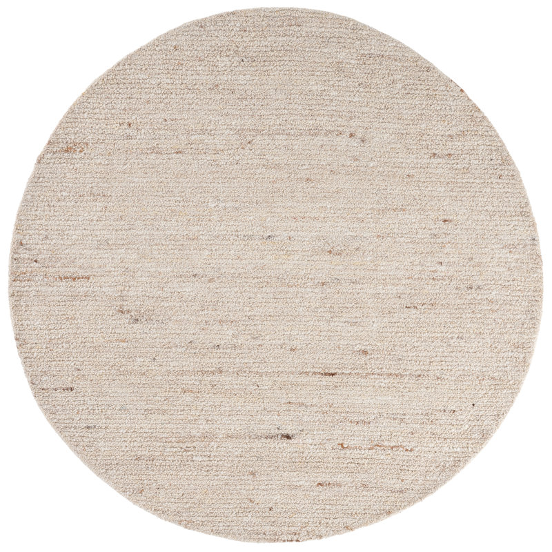 Tapis d'intérieur en laine touffeté à la main Earthly, Rond 6 pi