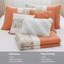Ensemble de courtepointe en percale de coton 6 pièces avec coussins Coral King / Cal King-119744283-119744285