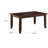 Yelisey Rectangular Solid Wood Top with Solid Wood Base Dining Table
