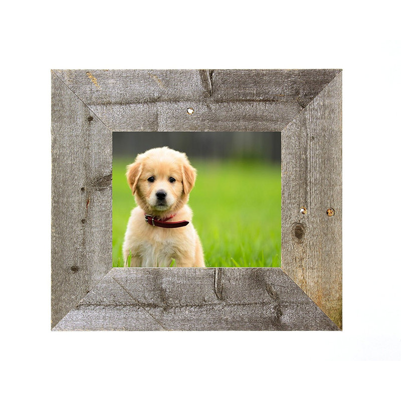 Weathered Gray Wood Matte Picture Frame, 8" x 10"