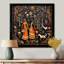 Indian Art Rajasthani Folklore tales II - Art indien, reproduction d'art sur toile encadrée-442273065-442273071