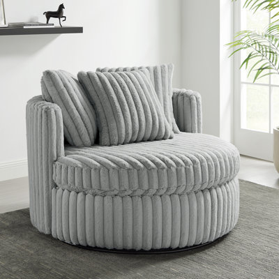 Fauteuil demi-tonneau pivotant Marbihan