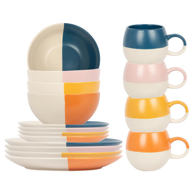 Stoneware Dinnerware - Service for 4
