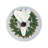 Glass Beads Embroidered Round Placemat