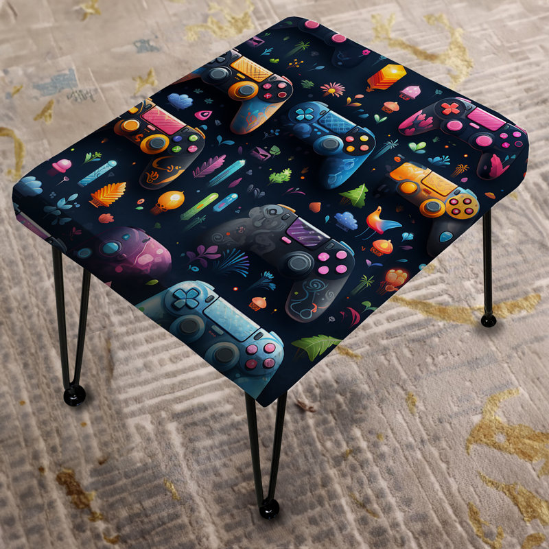 Jeux vidéo Blue Poupart - Repose-pieds rectangulaire Pop Art