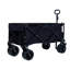Chariot pliable avec hayon rallongé, chariot de rallonge extra long, chariot de chariot de plage robuste 400 lb avec de grandes roues tout-terrain