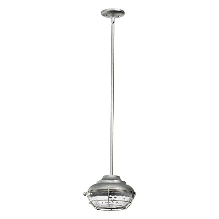 Geno Outdoor Pendant, Oiled Bronze, 10" H x 9.75" W x 9.75" D