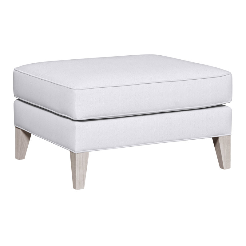 Burlingame Upholstered Ottoman, Dove Gray, Navada Snow