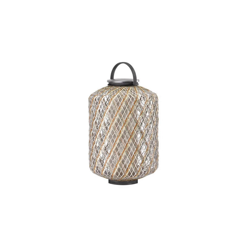 The Others Outdoor Floor Lamp, 24.75" H x 17.75" W x 17.75" D, Cloud