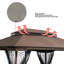 13X10 Ft Patio Double Roof Gazebo Replacement Canopy Top Fabric,Brown-123826985