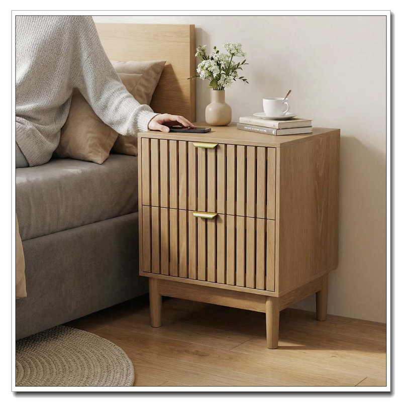Table de chevet en bois