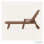 Chaise longue avec accoudoirs et roulettes Lakeside POLYWOOD-9706116