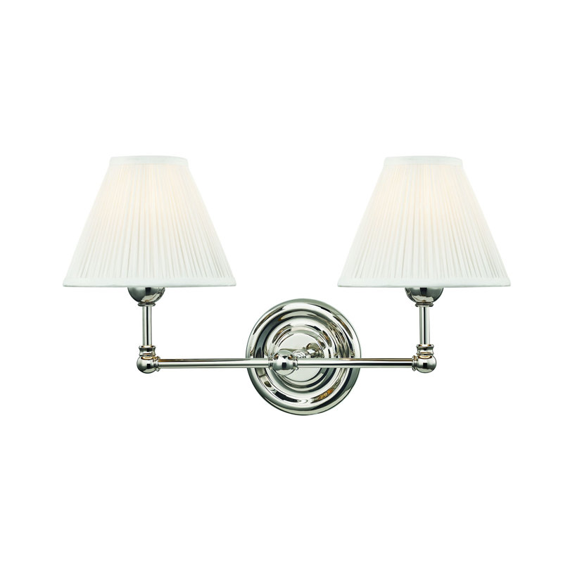 Classic No.1 Wall Sconce by Mark D. Sikes, Polished Nickel