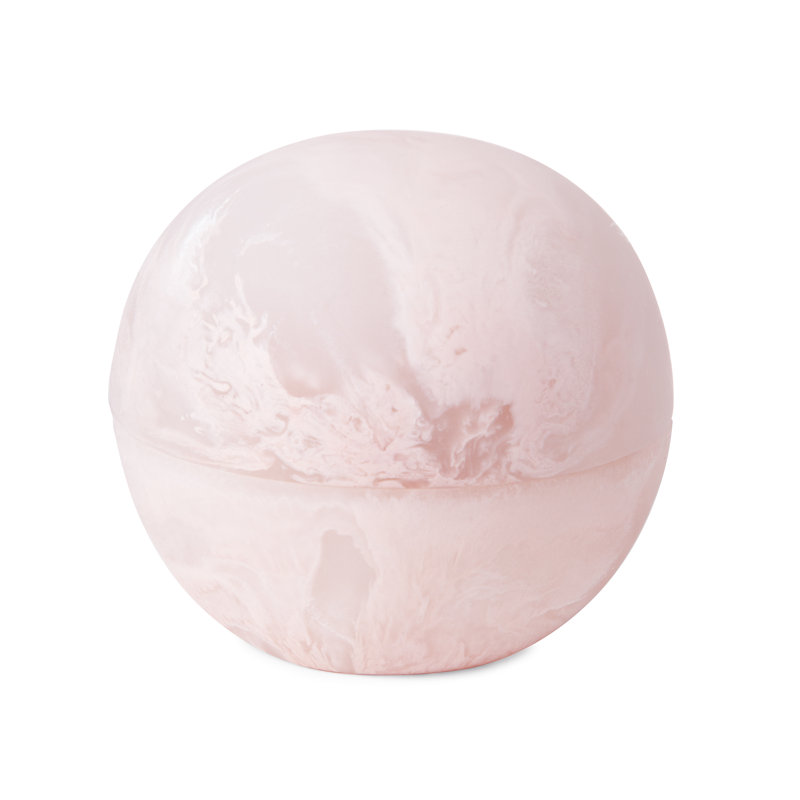 Luna Bathroom Storage Container, Pale Pink
