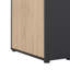Bibliothèque à 6 tablettes avec 4 portes et rangement pour bureau à domicile l 31,34 "x l 80,59" Embrie Rupertus-809671378