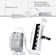 7.28" Ultra Slim Selectable CCT IC Rated LED Canless Recessed Lighting Kit