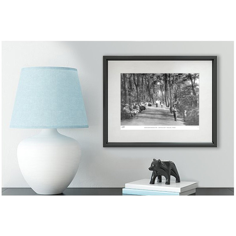 Bournemouth, Invalids Walk 1900 by Francis Frith - Single Picture Frame Print, 40cm H x 50cm W x 2.3cm D