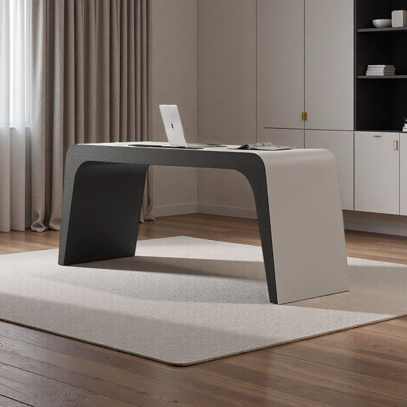 Bureau d'ordinateur stylisé, H 29,52 po x l 55,11 po x P 23,62 po