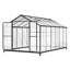 Serre en polycarbonate de 84,66 po avec ventilation et support pour la croissance des plantes
