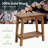 Solid Wood End Table With Storage (Set of 2)-1248957245