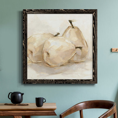 White Pear Study II - reproduction d'art sur toile encadrée