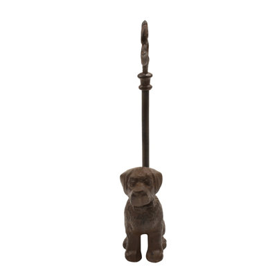 Butée de plancher en fonte portative pour chien