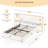 Calviano Upholstered Platform Bed With Wingback Headboard, LED Lighting, And Storage Side Panels-117216291-117216289