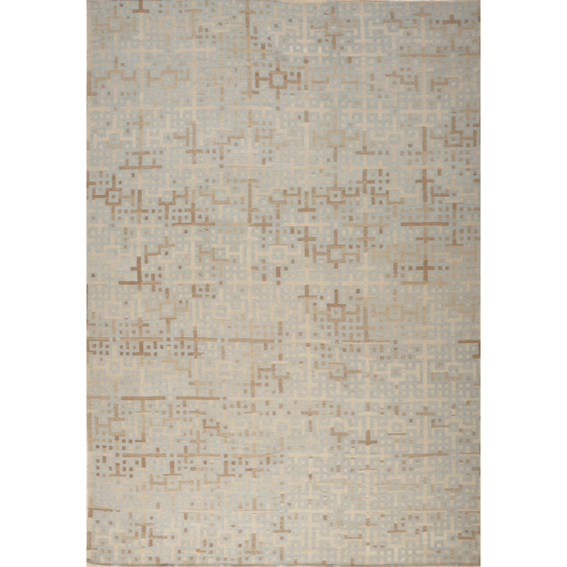 Geometric Area Rug in Beige