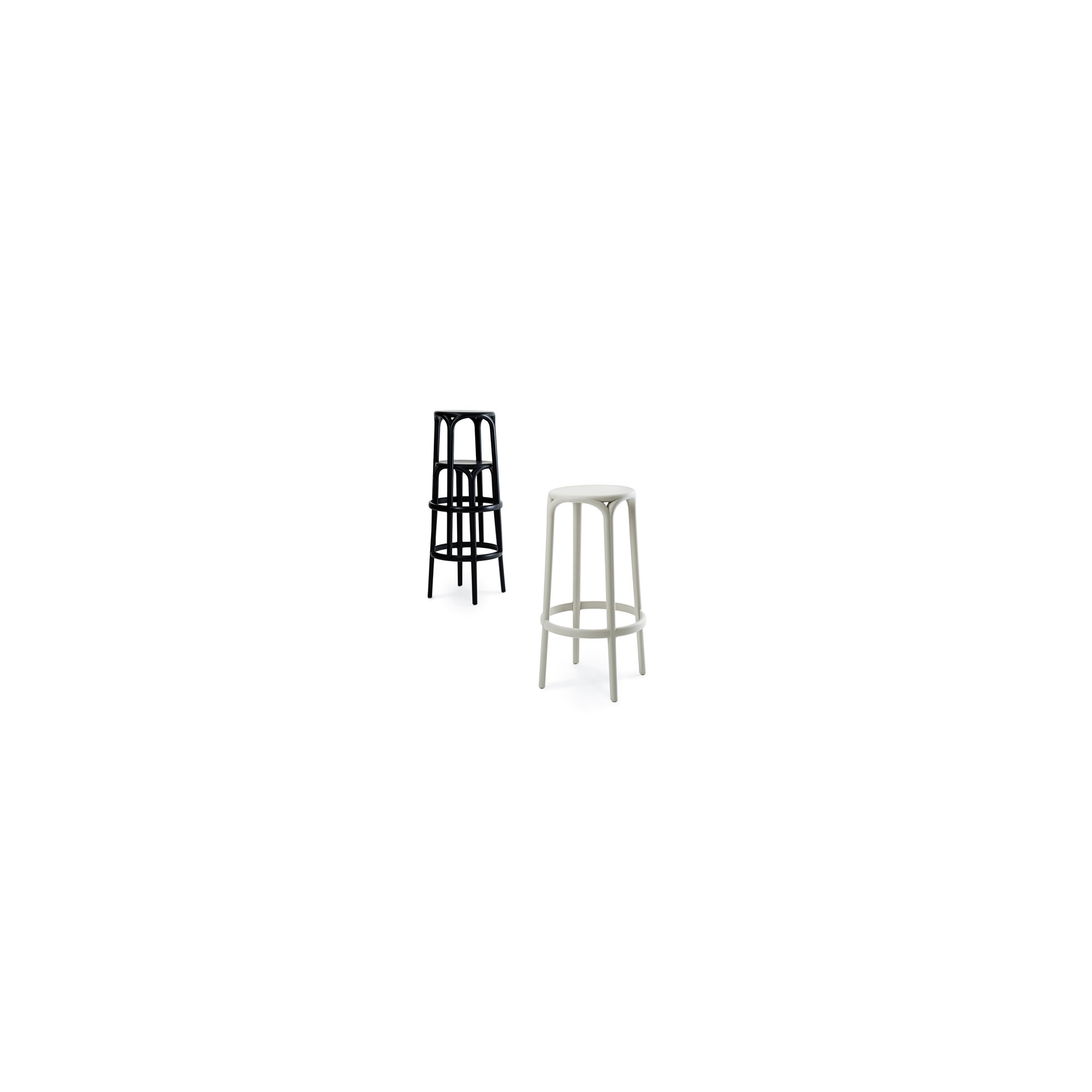 Brooklyn Bar Stool (Indoor/Outdoor), Bar Stool (29.75'' Seat Height), Black