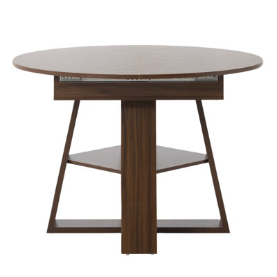 Extendable Dining Table with Shelf