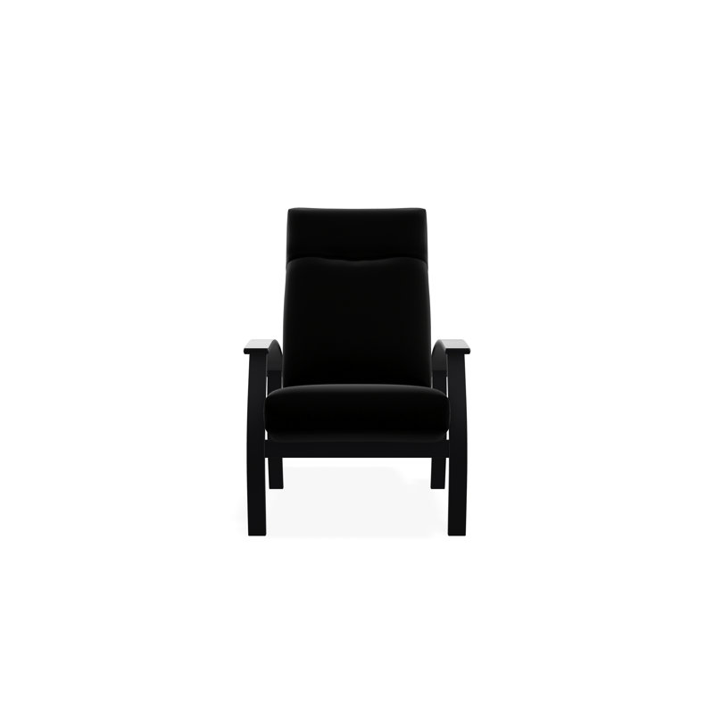 Belle Isle Outdoor Lounge Chair, Black, Black 5D Sunbrella®
