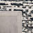 Metro Hand Tufted Wool/Cotton Abstract Rug in Ivory/Black-2063614491