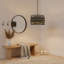 Luminaire suspendu tissé scandinave 3 lumières Amara